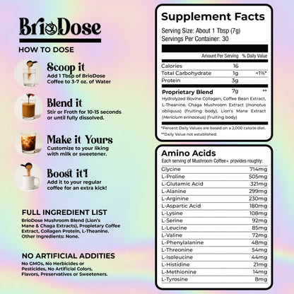 Mushroom Coffee with Collagen